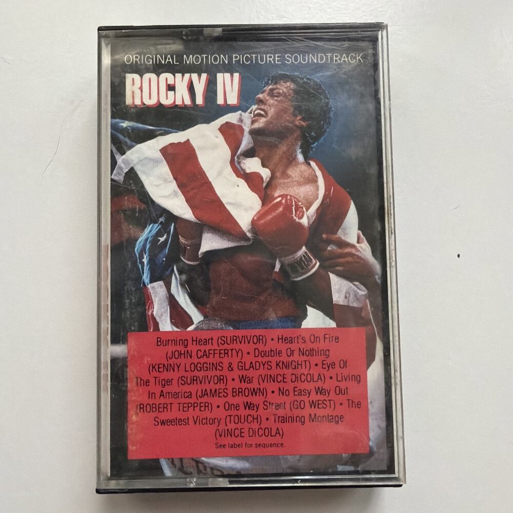 Rocky IV Motion Picture Soundtrack Cassette